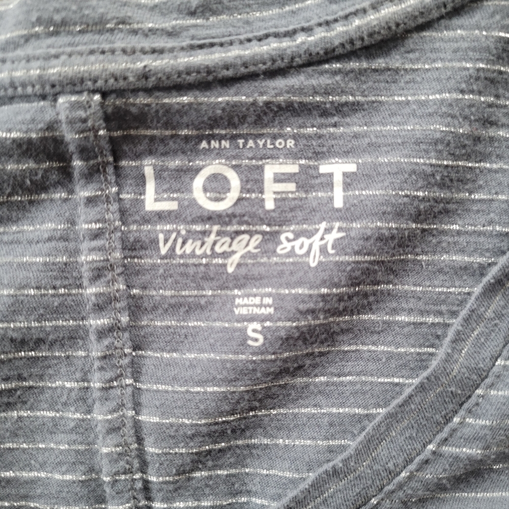 LOFT Vintage Soft Striped Tee - Picture 2 of 4